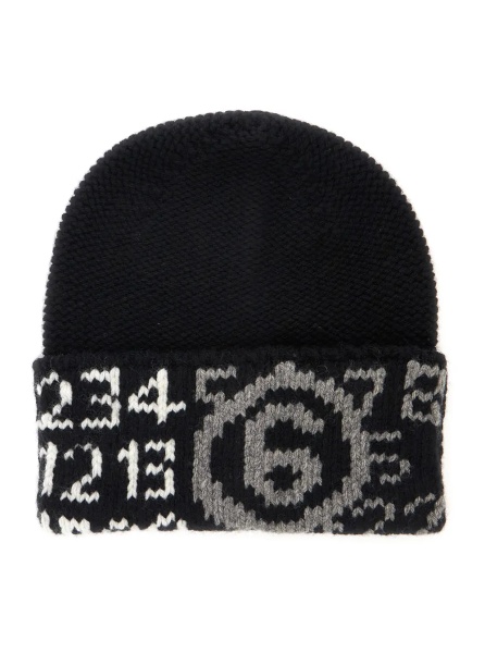 Caciula Unisex Hat size II and III in black wool and nylon for boy