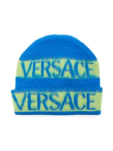 Caciula Versace albastra