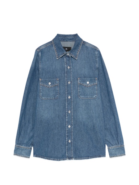 Camasa 7 For All Mankind albastra