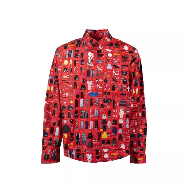 Camasa Balenciaga Printed Shirt
