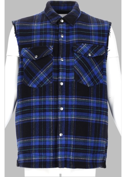 Camasa casual Camicia Gilet In Misto Lana