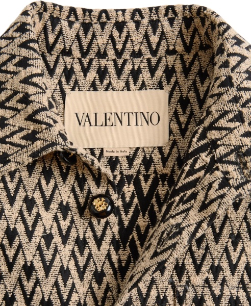 Camasa casual Mixed cotton jacquard Toute La V Jacket