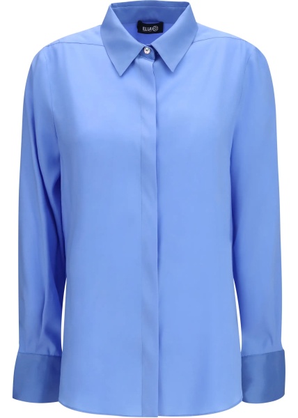 Camasa casual Silk Shirt with back gathering