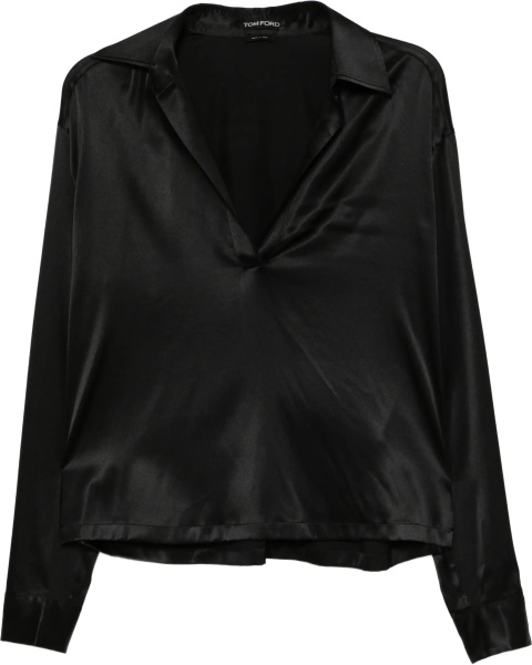 Camasa casual Stretch Silk Shirt