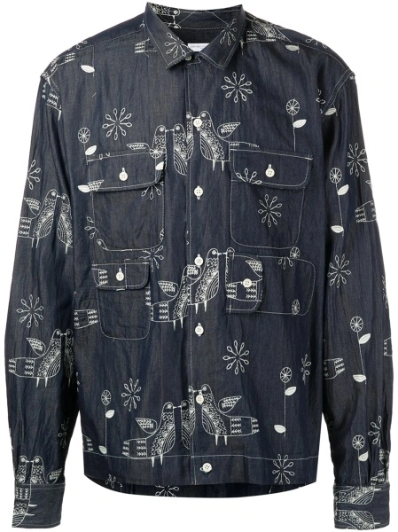 Camasa ENGINEERED GARMENTS albastra