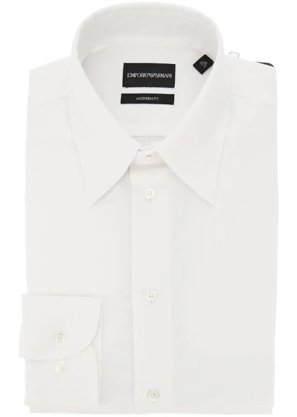 Camasa Modern Fit textured cotton shirt