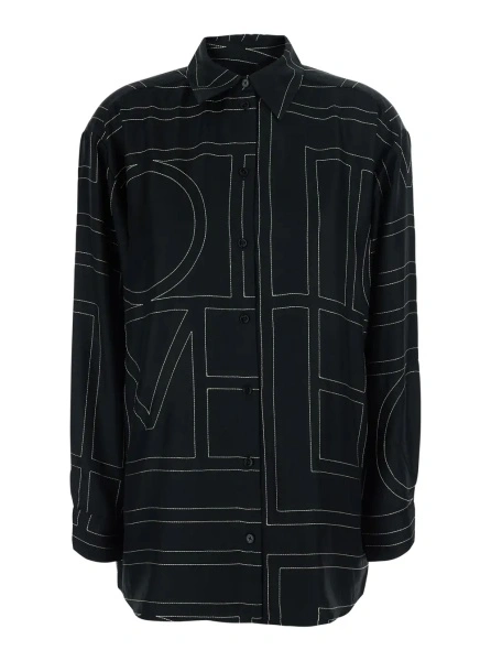 Camasa TOTEME neagra din matase