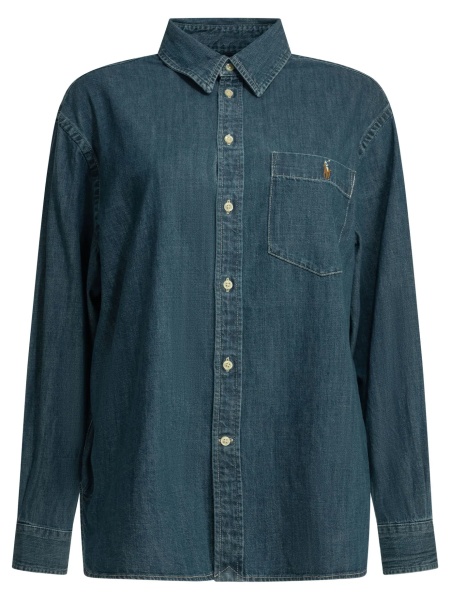Camasi Big-fit casual shirt with logo
