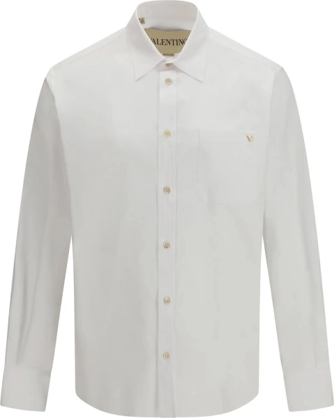 Camasi Light cotton oxford Shirt with VGold