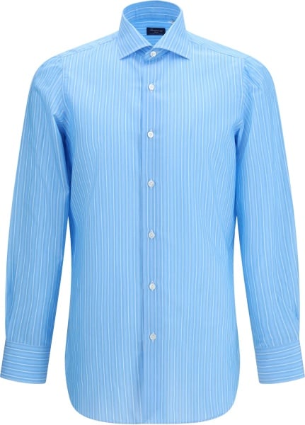 Camasi Regular 170 a due striped shirt in Egyptian cotton