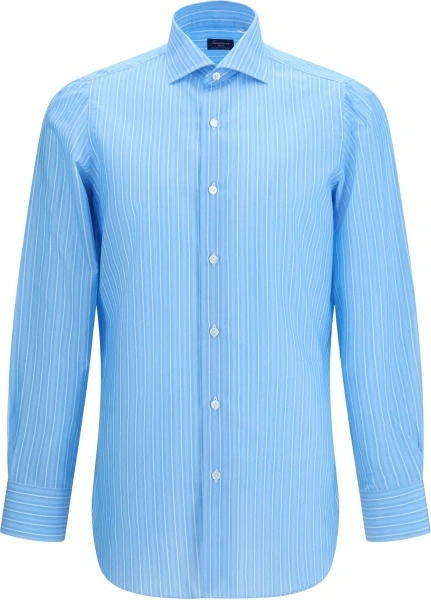 Camasi Regular 170 a due striped shirt in Egyptian cotton