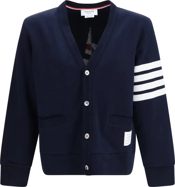 Cardigan 4-Bar Boat cotton Cardigan