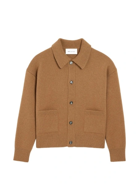 Cardigan AMI Paris ami de coeur maro