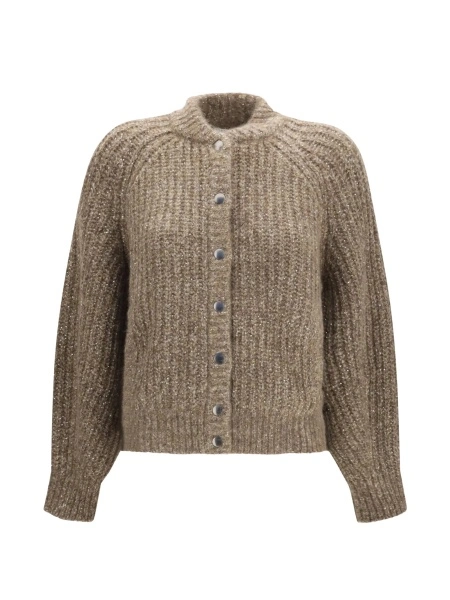 Cardigan Brunello Cucinelli maro