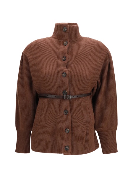 Cardigan Brunello Cucinelli maro
