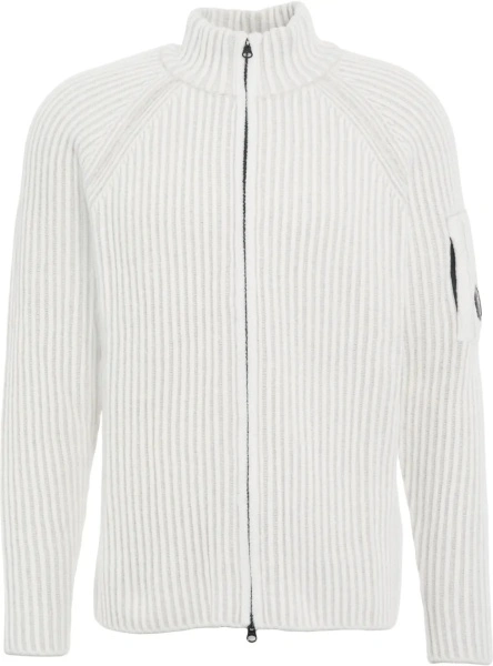 Cardigan C.P. Company alb