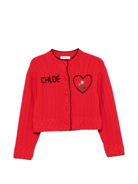 Cardigan Chloe rosu
