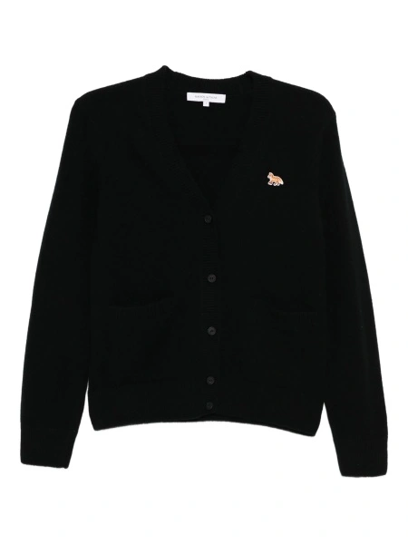 Cardigan MAISON KITSUNÉ negru