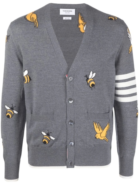 Cardigan Thom Browne gri