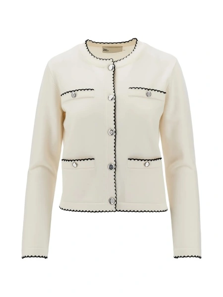 Cardigan Tory Burch neutru