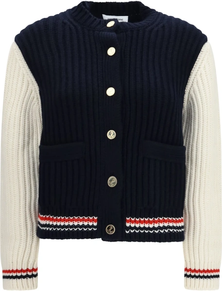 Cardigane Bicolor cashmere Cardigan