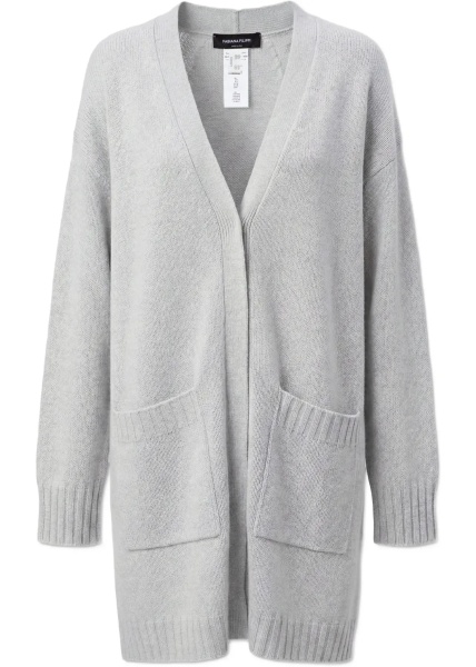 Cardigane Cardigan in fine knit with a V-neckline