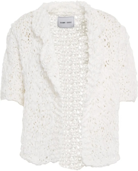 Cardigane Crochet knit cardigan 'Moa'