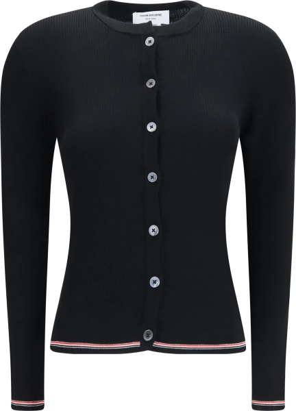 Cardigane Ribbed merino wool Cardigan