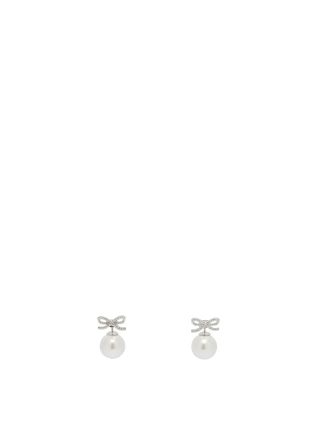 Cercei Earrings with pearl and crystals