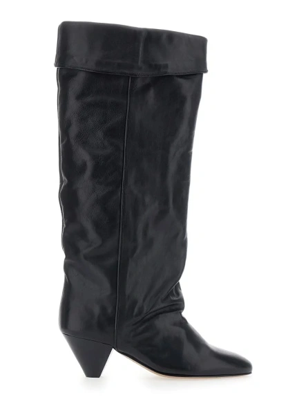 Cizme Isabel Marant negre din piele