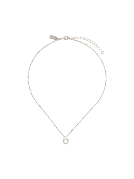 Colier Ferragamo gancio argintiu