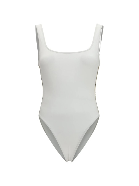Costum de baie intreg Burberry alb