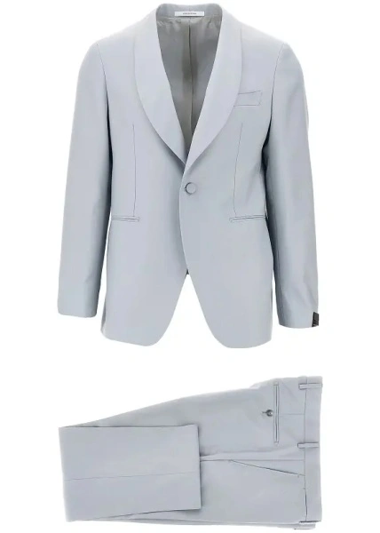 Costum Virgin wool single-breasted tailored suit