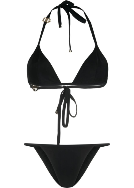 Costume Triangle Bikini with gold plaque