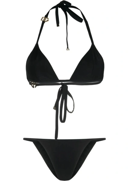 Costume Triangle Bikini with gold plaque
