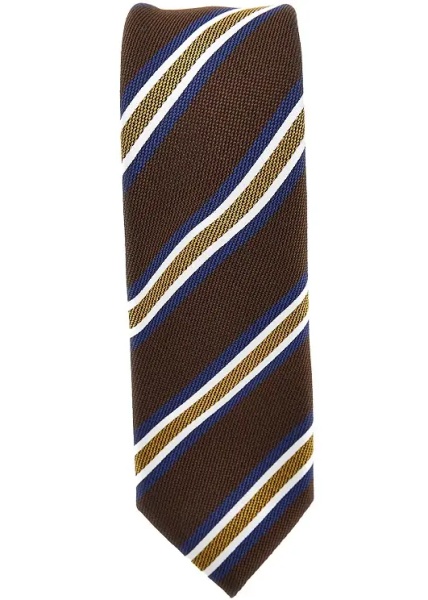 Cravate Silk necktie with jacquard motif