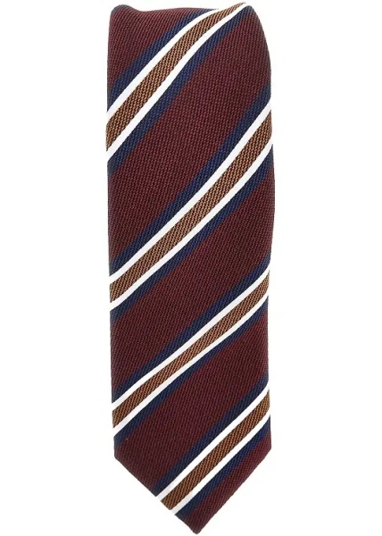 Cravate Silk necktie with jacquard motif