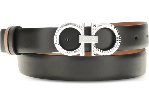 Curea Reversible and adjustable Gancini Belt