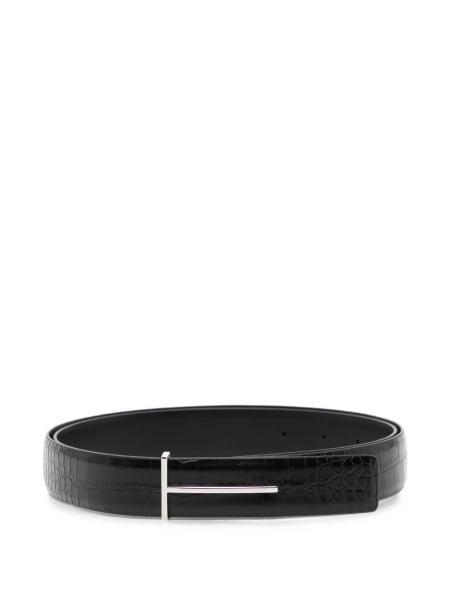 Curea Tom Ford neagra din piele