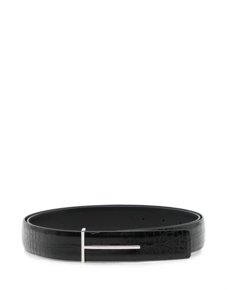 Curea Tom Ford neagra din piele