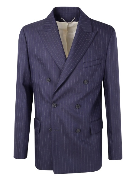 Double-breasted wool blazer