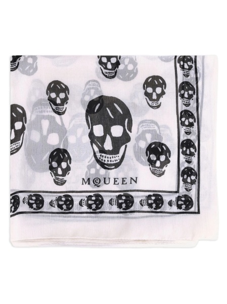Esarfa Alexander McQueen alba