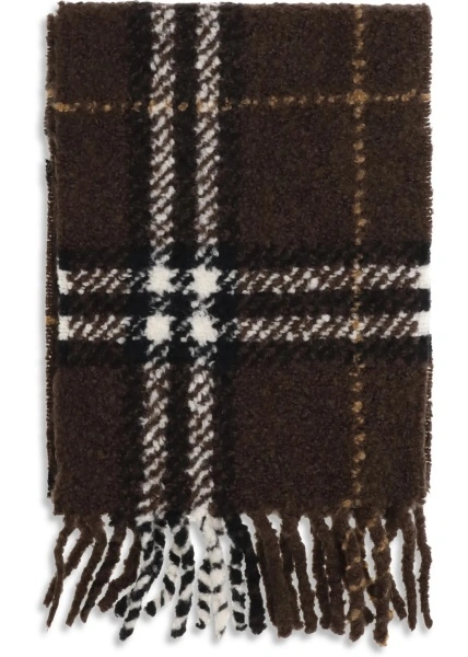 Esarfa Burberry multicolora din alpaca si lana