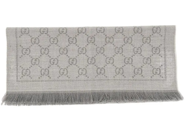 Esarfa GG jacquard wool scarf