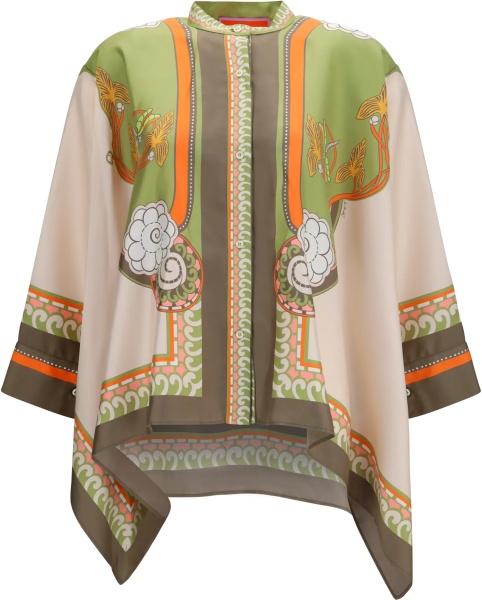 Esarfa Printed silk scarf Shirt