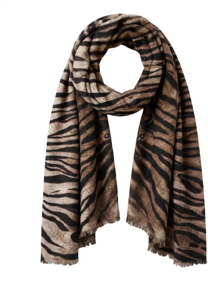 Esarfa Scarf with animal print