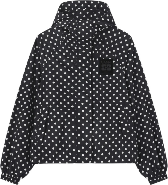 Flyweight banana graphic long Parka