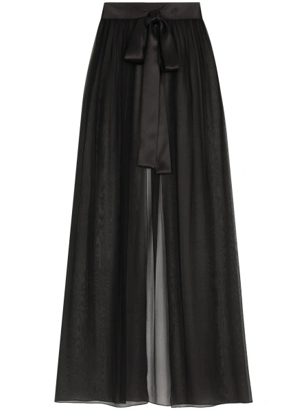 Fusta cu pliuri Dolce & Gabbana neagra