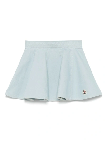 Fusta de blugi Moncler albastra