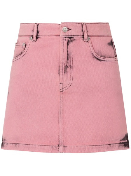 Fusta de blugi MOSCHINO JEANS roz